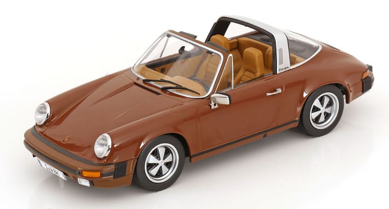 1:18 KK Scale - Porsche 911 SC Targa, Tatort Stuttgart 1975 braun 1:18 KK Scale - Porsche 911 SC Targa, Tatort Stuttgart 1975 braun