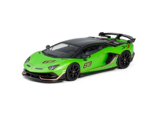 1:64 Hung Hing Toys - Lamborghini Aventador SVJ #63, green 1:64 Hung Hing Toys - Lamborghini Aventador SVJ #63, green