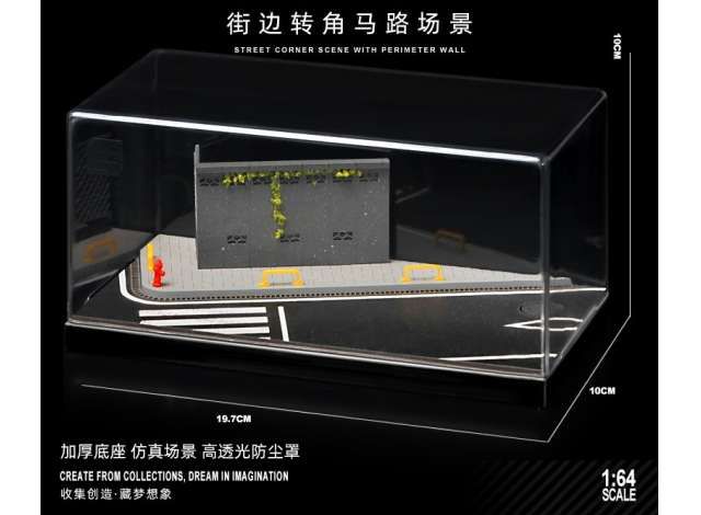 1:64 Black Box Diorama (MoreArt) - Street Corner 03 1:64 Black Box Diorama (MoreArt) - Street Corner 03