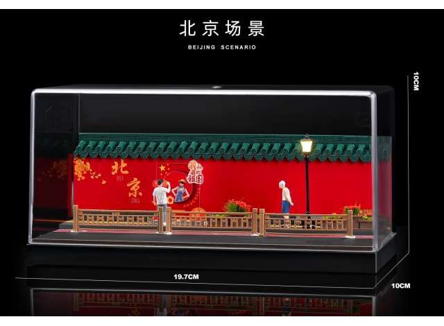 1:64 Black Box Diorama (MoreArt) - Red wall 1:64 Black Box Diorama (MoreArt) - Red wall