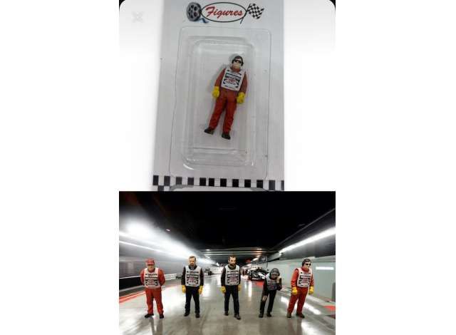 1:18 Cartrix Figuren - Track Official D Figure 1:18 Cartrix Figuren - Track Official D Figure