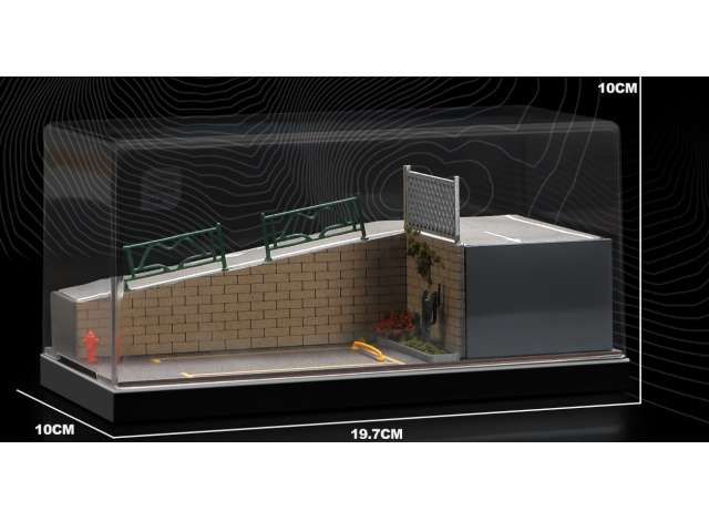 1:64 Black Box Diorama (MoreArt) - Parking lot 08 1:64 Black Box Diorama (MoreArt) - Parking lot 08