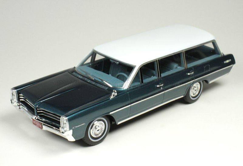 1:43 Goldvarg - 1964 Pontiac Safari Station Wagon Gulfstream Aqua
