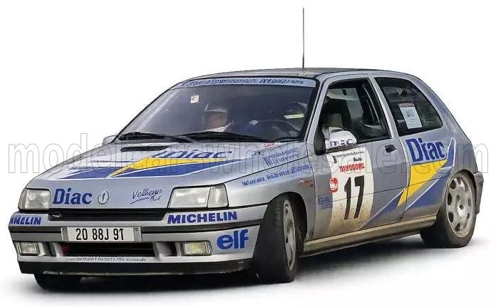 1:18 Norev - Renault Clio Williams DIAC #17 Rally Tour de Corse 1993 J. Ragnotti
