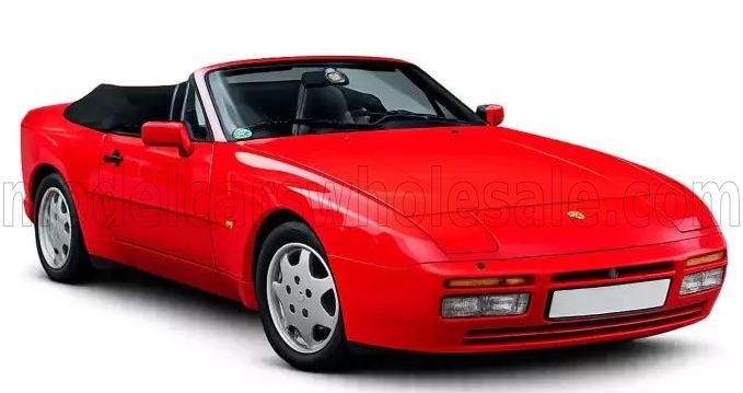 1:18 Norev - 1989 Porsche 944 S Cabriolet Red