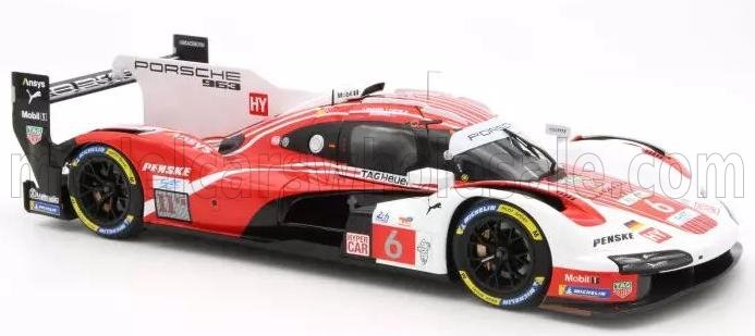1:18 Norev - Porsche 963 #6 PORSCHE PENSKE MOTORSPORT 2nd Le Mans 24H 2025 K. Estre - L. Vanthoor - M. Campbell