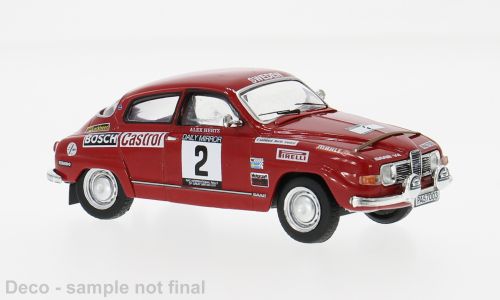 1:43 Ixo - Saab 96 V4, RAC Rally, 1971, #2, S. Blomqvist / A. Hertz