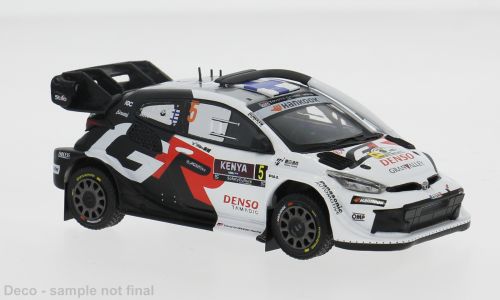 1:43 Ixo - Toyota GR Yaris Rally1, Safari Rallye Kenia, 2025, #5, S. Pajari / M. Salminen