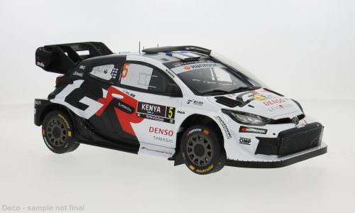 1:18 Ixo - Toyota GR Yaris Rally1, Safari Rallye Kenia, 2025, #5, S. Pajari / M. Salminen