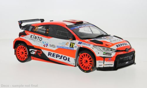 1:18 Ixo - Toyota GR Yaris Rally2, Rally Islas Canaris, 2025, #31, A. Cachon / A. Dumand