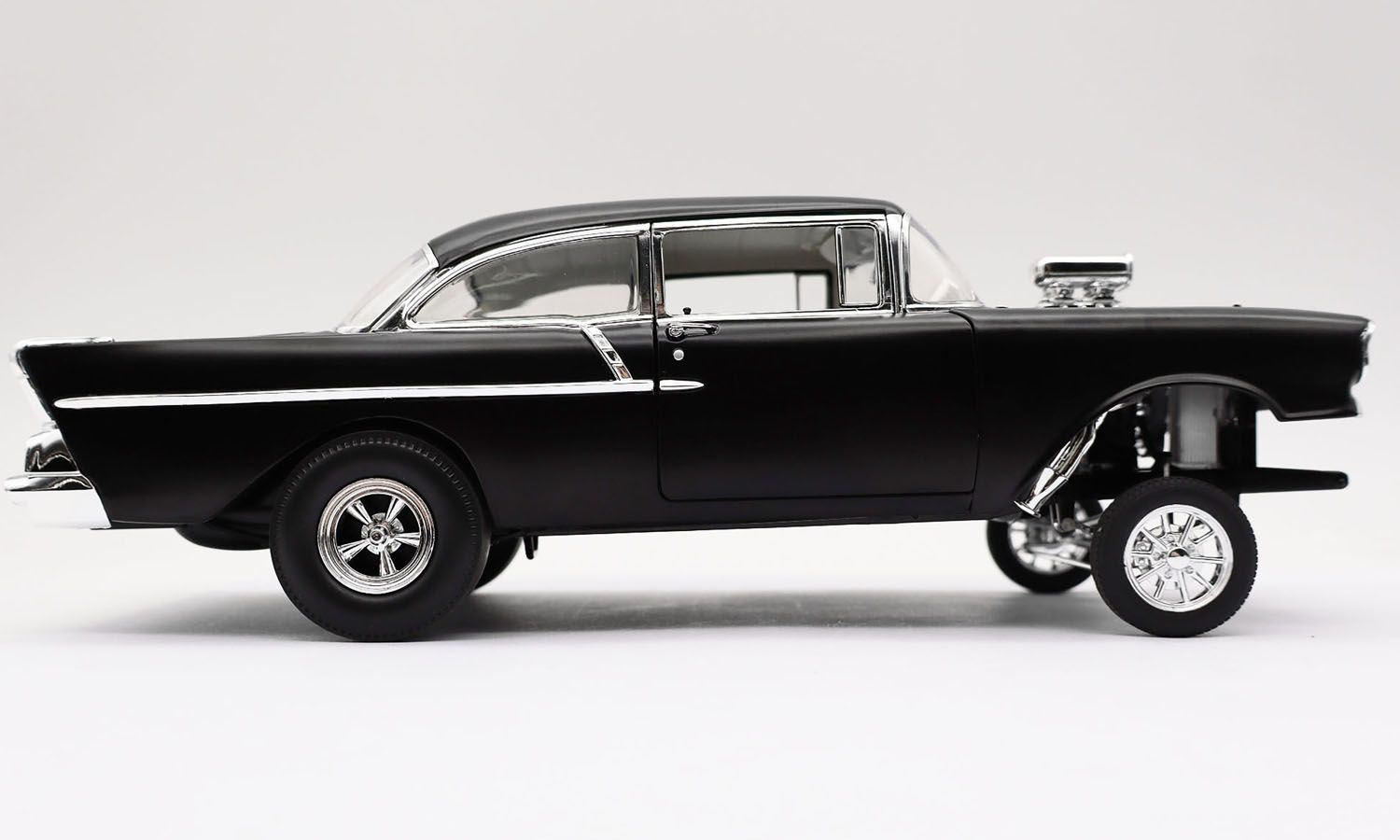 1:18 ACME - 1957 Chevrolet 150 Gasser - Prime Time Black 1:18 ACME - 1957 Chevrolet 150 Gasser - Prime Time Black