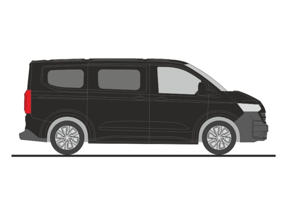 1:87 Rietze - VW Transporter LR T7, schwarz