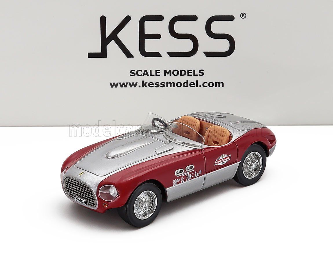 1:43 Kess Model - 1953 Ferrari 166 MM Vignal sn.0314M spider 2. Series Red Silver