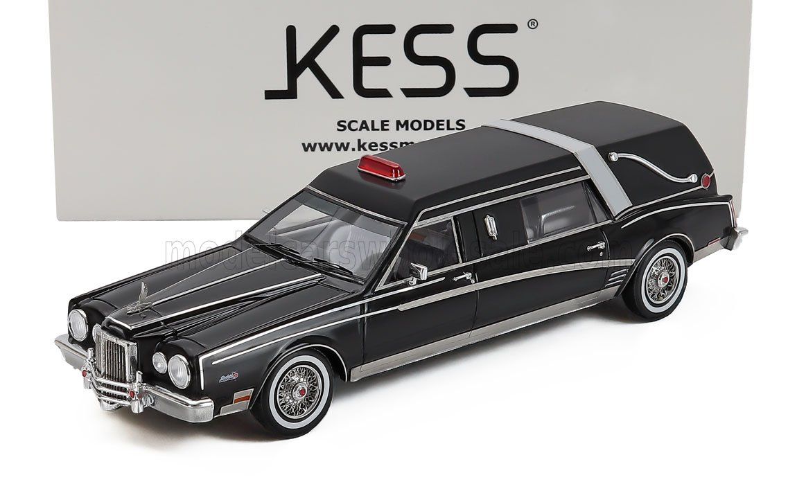 1:43 Kess Model - 1960 Packard Bayliff Landau Ambulance Black