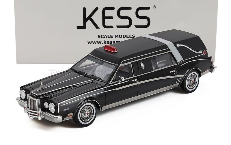 1:43 Kess Model - 1960 Packard Bayliff Landau Ambulance Black