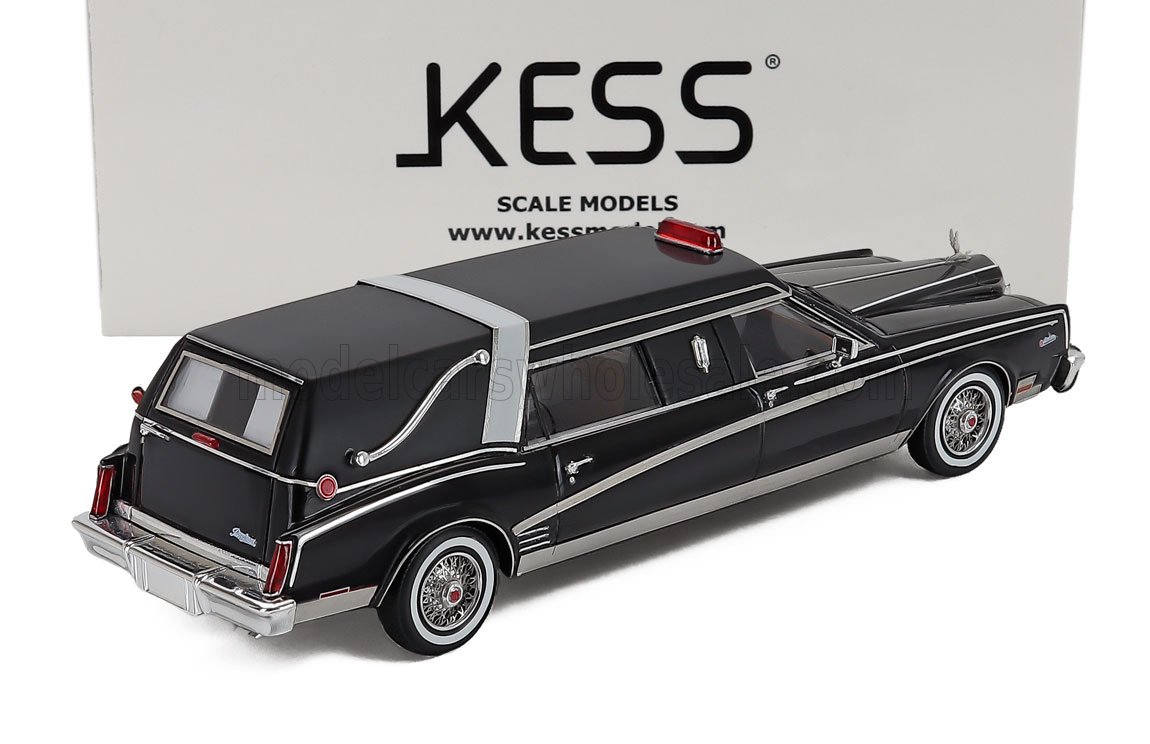 1:43 Kess Model - 1960 Packard Bayliff Landau Ambulance Black