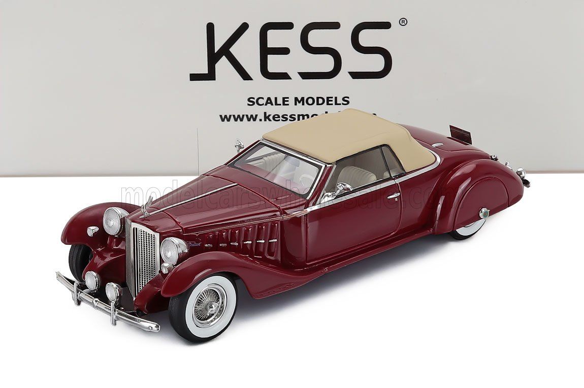 1:43 Kess Model - 1949 Packard Bayliff Roadster Red