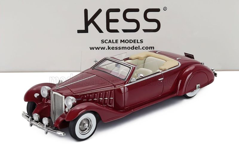 1:43 Kess Model - 1949 Packard Bayliff Roadster Red