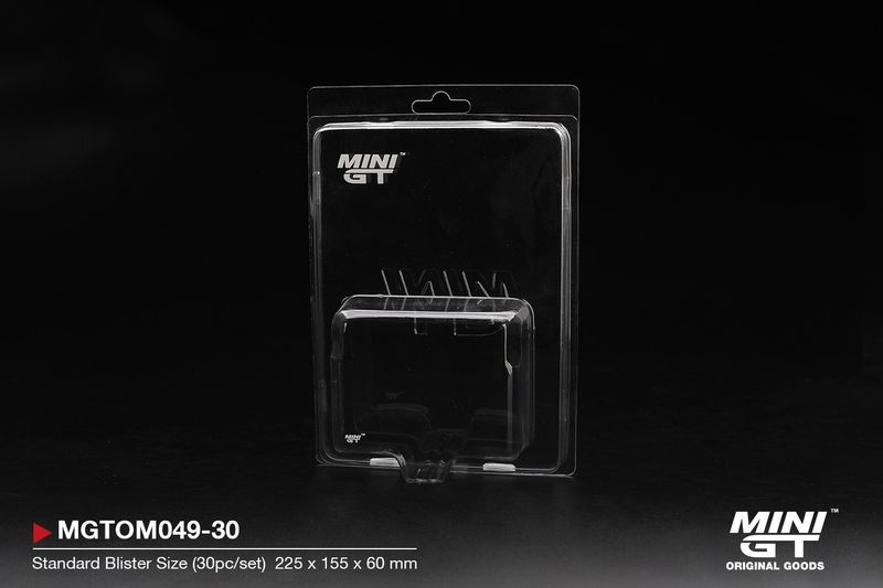 1:64 Mini GT Zubehör - Blister Protector Type A: Standard Blister Size (30pc/set) *22,5cmx15,5cmx6cm*