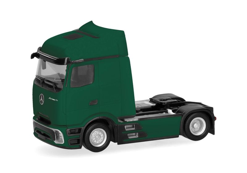 1:87 Herpa - Mercedes-Benz Actros L Procabin Streamspace Zugmaschine 2achs, moosgrün
