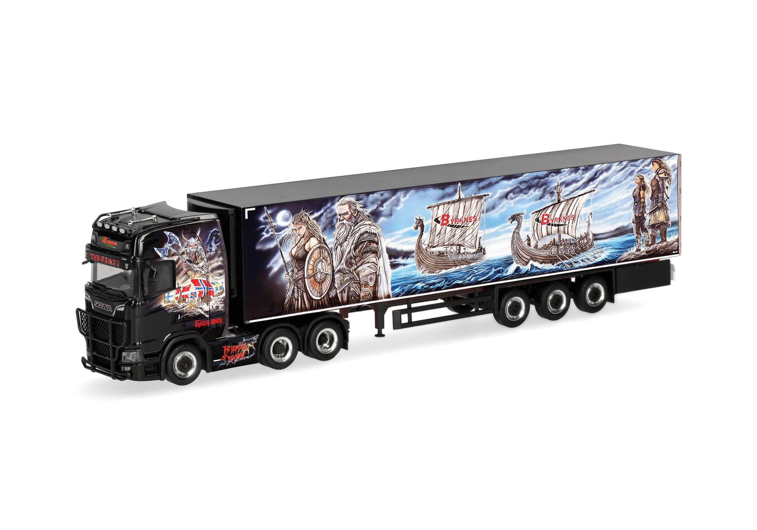 1:87 Herpa - Scania CS 20 Hochdach Kühlkoffer-Sattelzug 