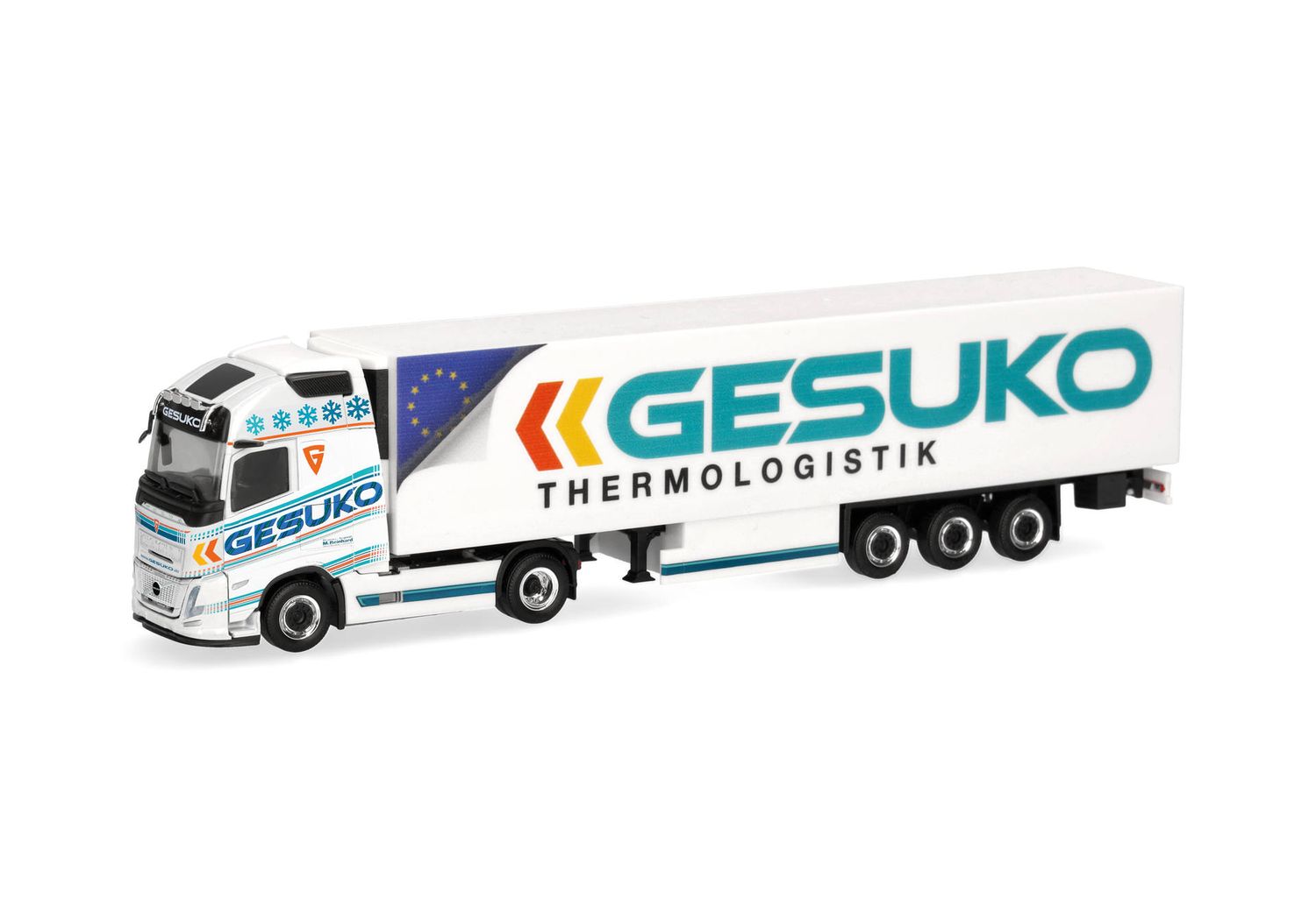 1:87 Herpa - Volvo FH Aero GL XL Kühlkoffer-Sattelzug 