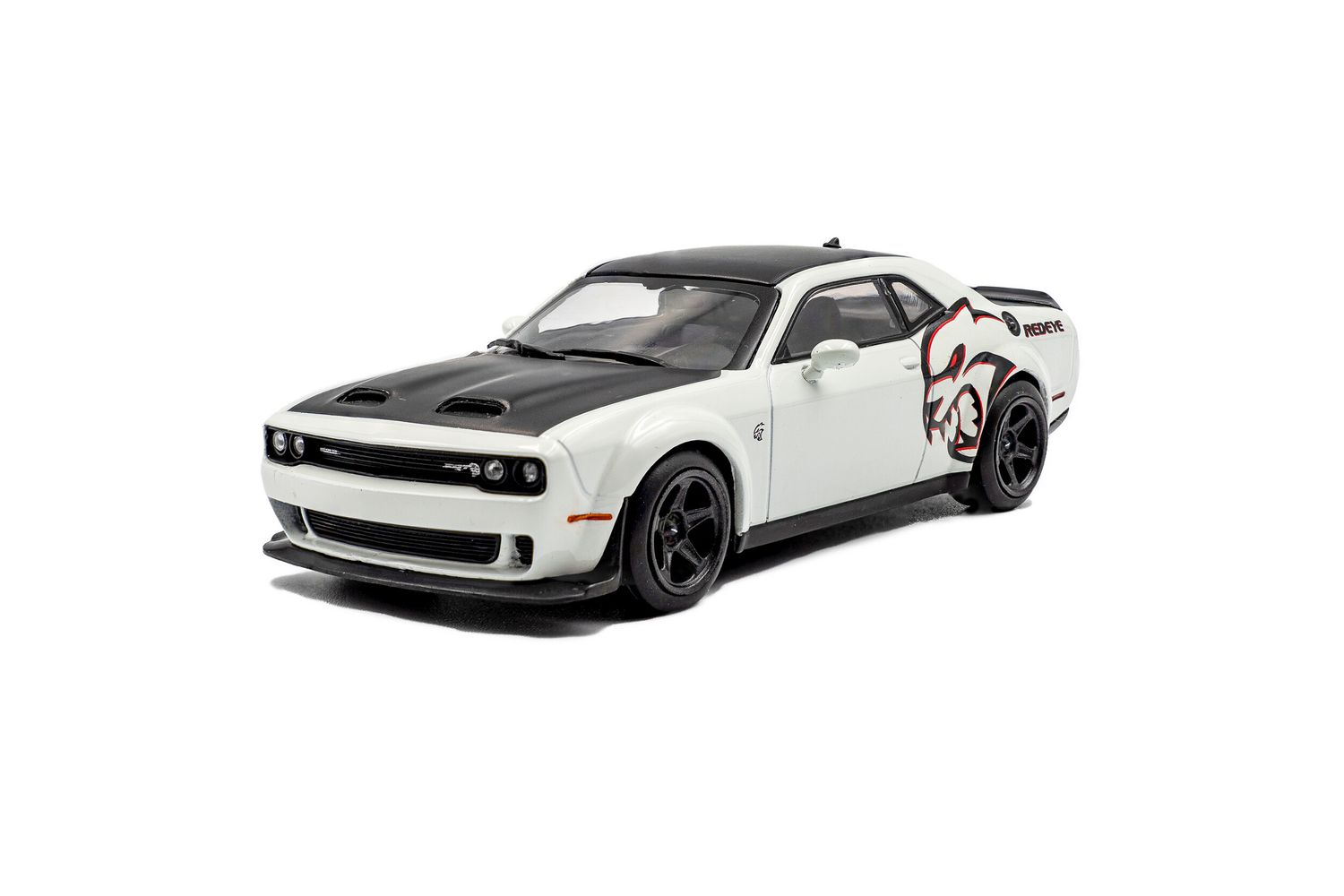 1:43 Solido - 2020 Dodge Challenger SRT Hellcat Redeye Widebody Custom – White Knuckle
