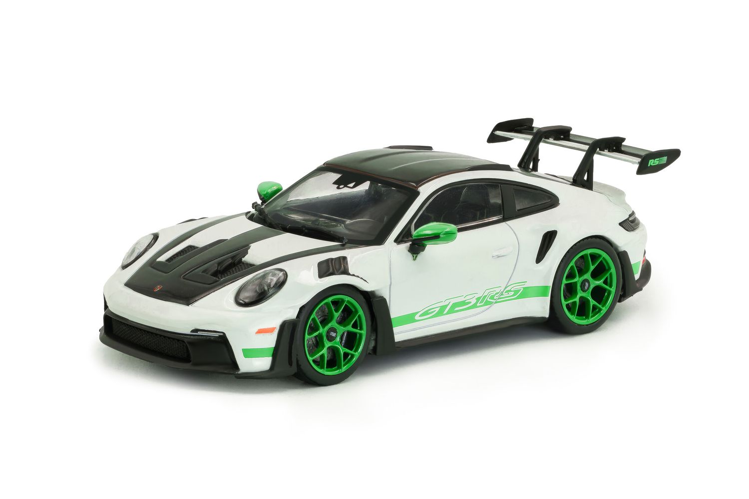 1:43 Solido - Porsche 911 (992) GT3 RS Tribute to Carrera RS Package – White w/Green