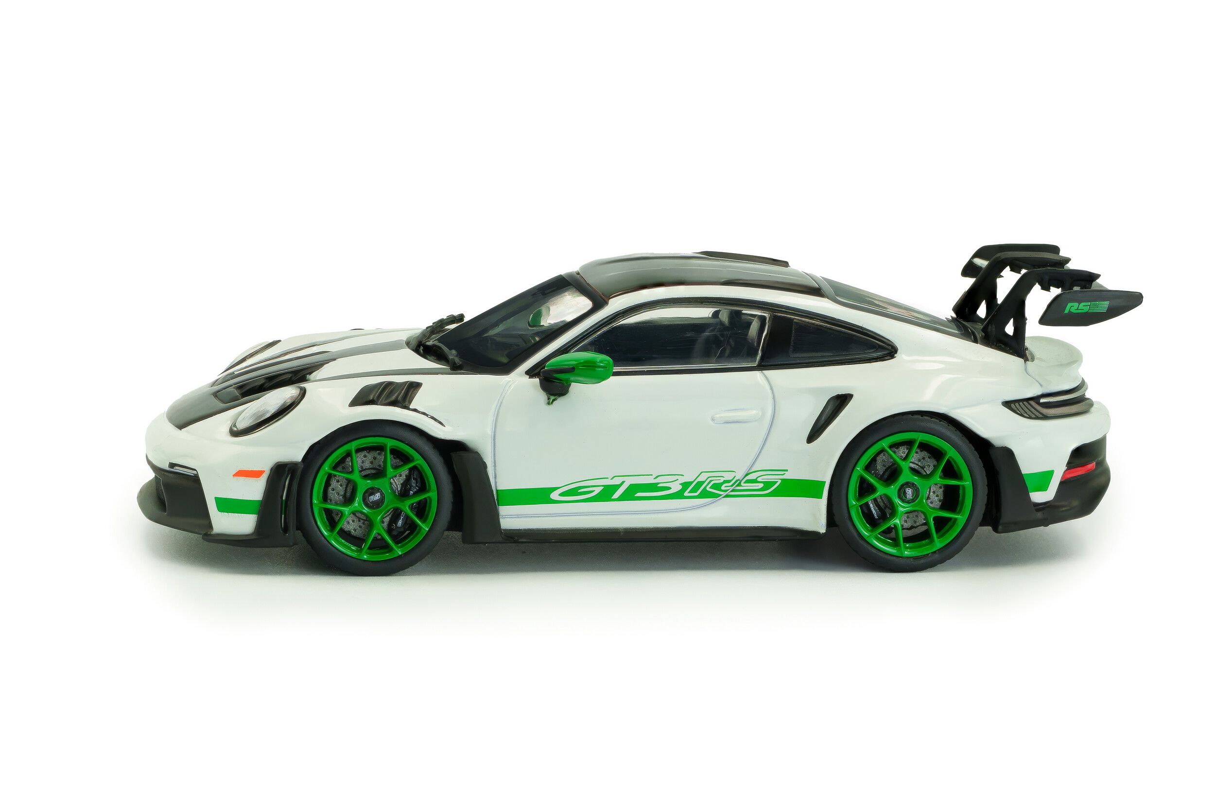 1:43 Solido - Porsche 911 (992) GT3 RS Tribute to Carrera RS Package – White w/Green
