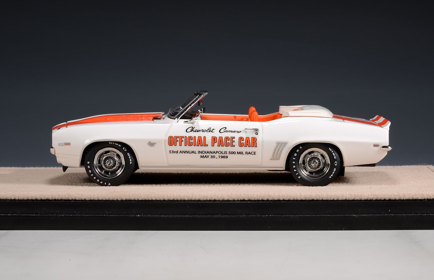 1:43 Stamp Models - 1969 Chevrolet Camaro Indy Pace Car Indy Pace Car