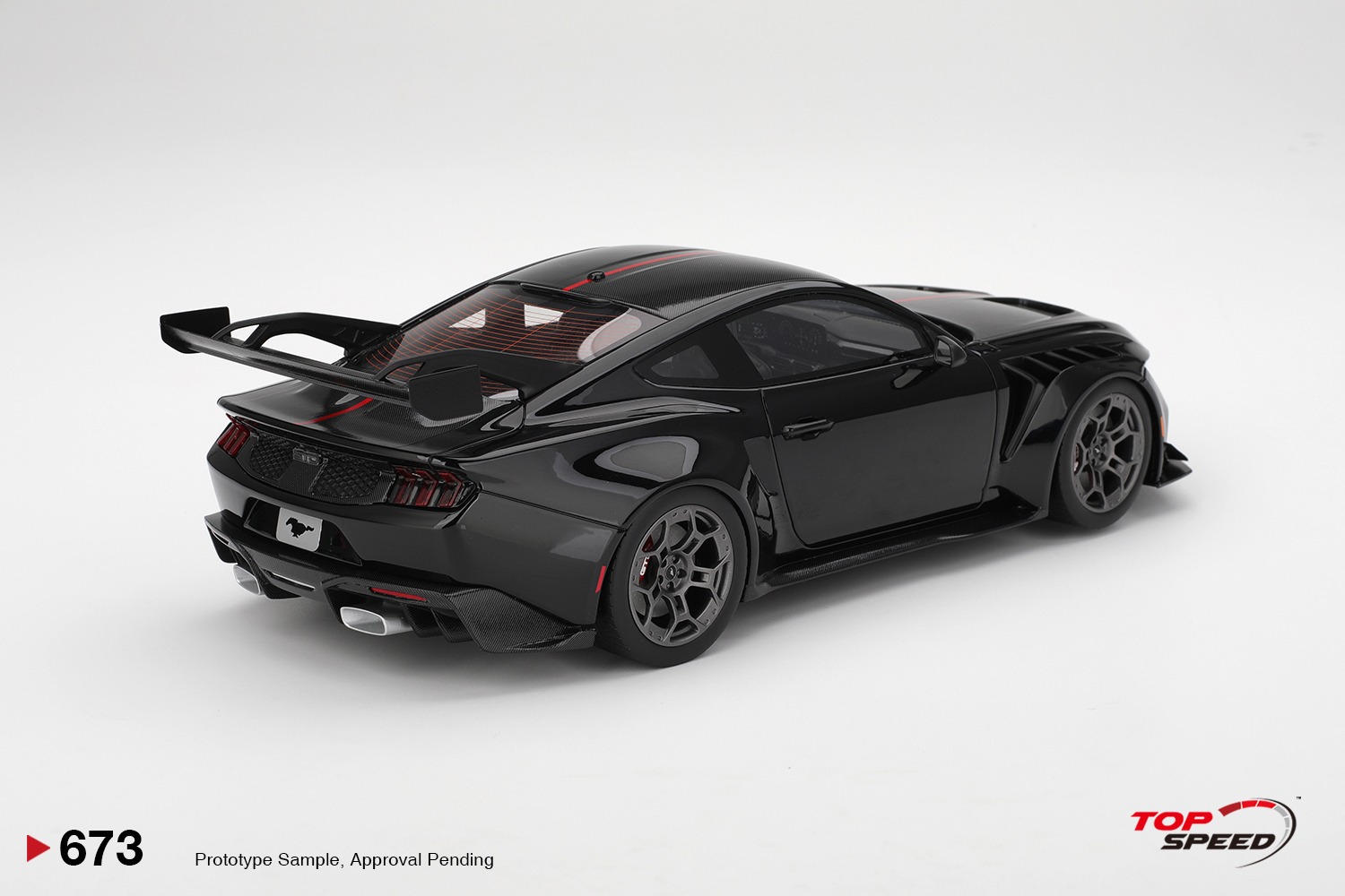 1:18 TSM - 2025 Ford Mustang GTD Black