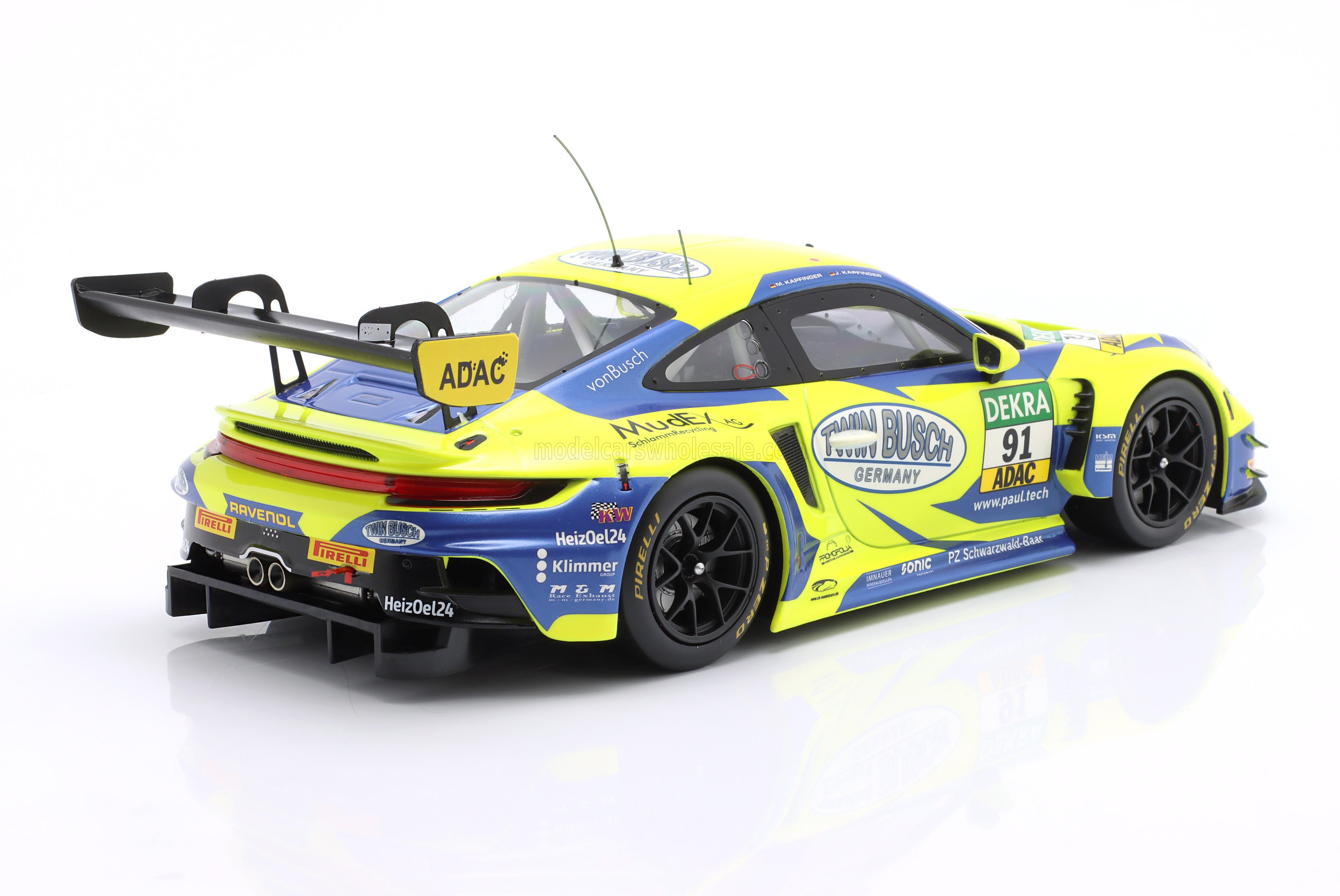 1:18 Ixo - Porsche 911 992 GT3 R Team Joos #91 ADAC GT Masters 2024 J. Kapfinger