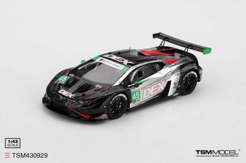 1:43 TSM - Lamborghini Huracan GT3 Evo2 5.2L V10 Team Wayne Taylor Racing #45 Winner Class Imsa Chevrolet Grand Prix 2025 D. Formal