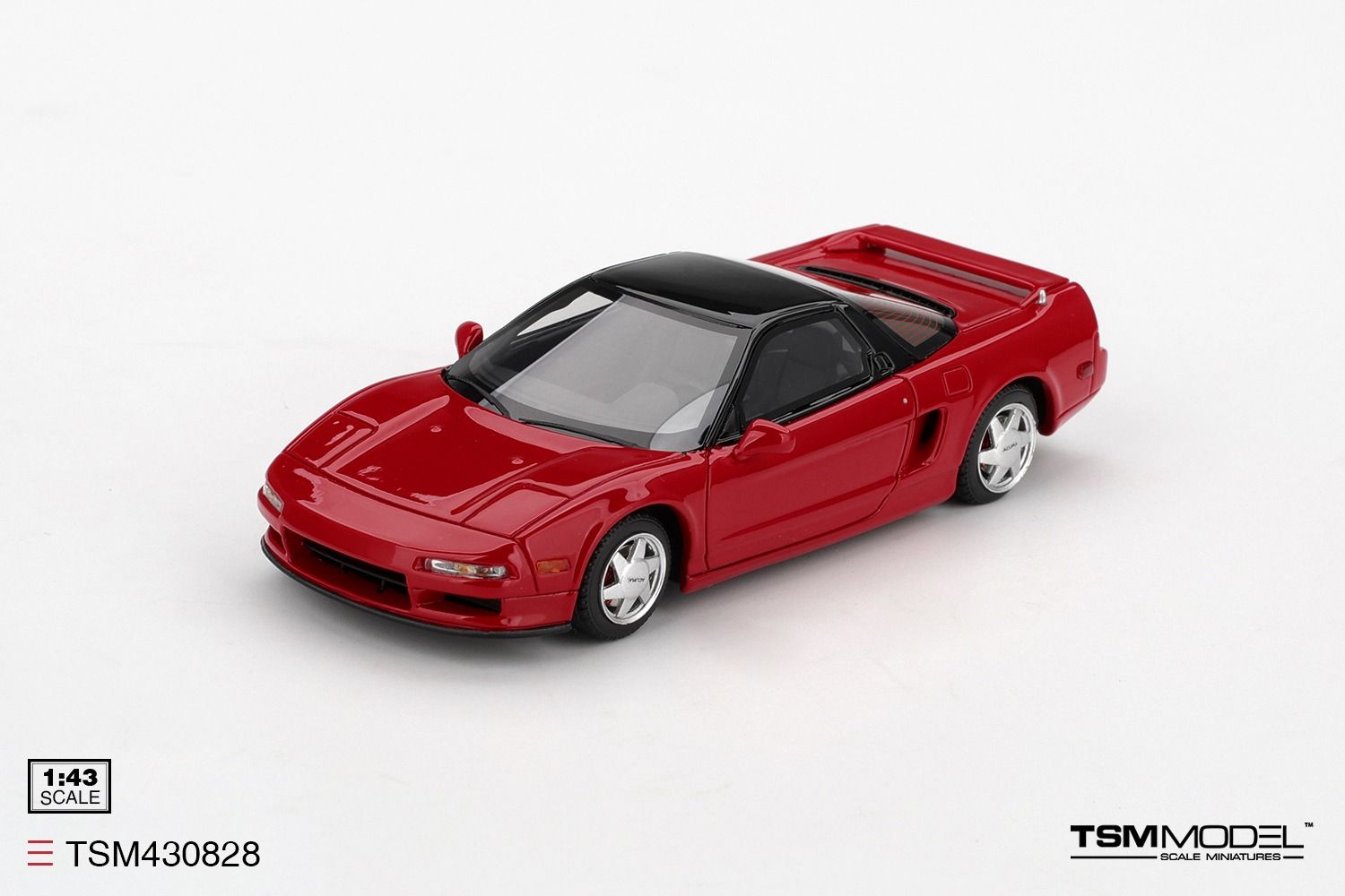 1:43 TSM - 1989 Honda NS-X Prototype  Midship Sports Ayrton Senna Red