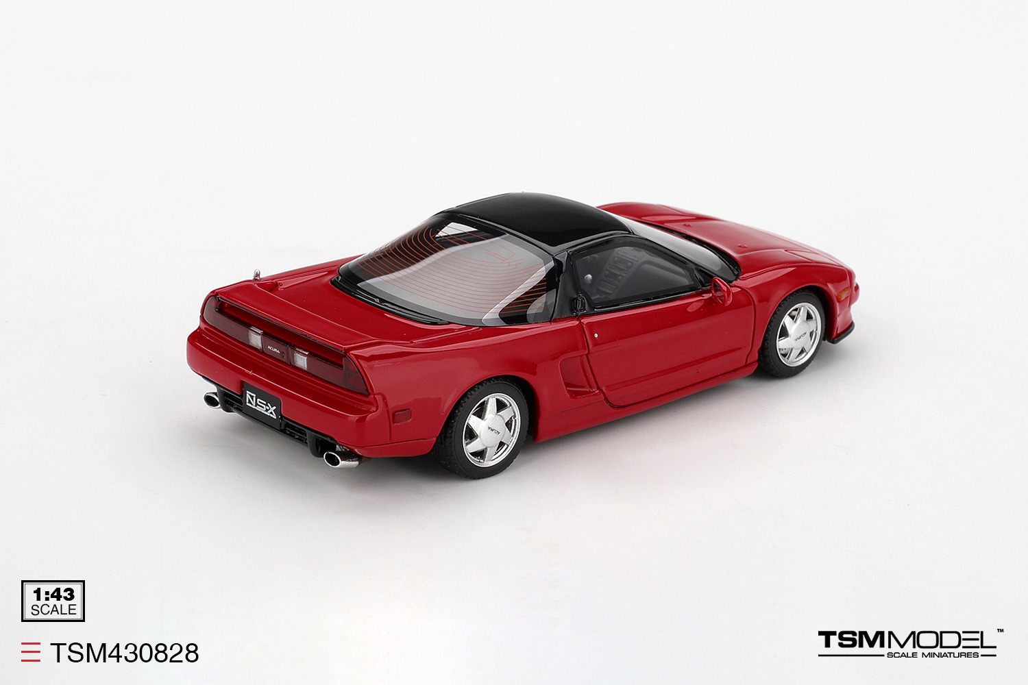 1:43 TSM - 1989 Honda NS-X Prototype  Midship Sports Ayrton Senna Red