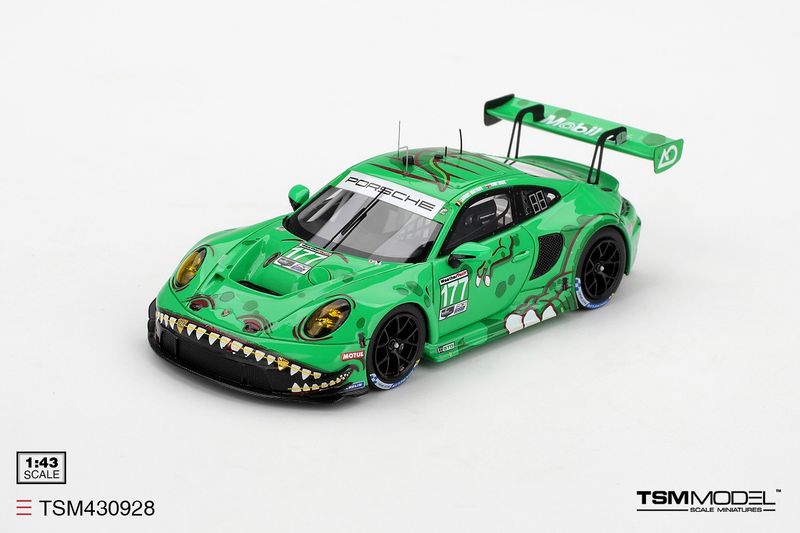 1:43 TSM - Porsche 911 992 GT3 R 4.2L Team AO Racing #77 Winner GTD Class Imsa Long Beach GP 2025 K. Bachler