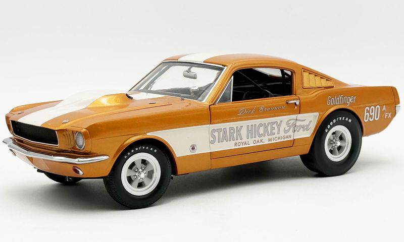 1:18 ACME - 1965 Ford Mustang A/FX - Stark Hickey Ford - Goldfinger