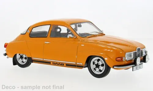 1:18 MCG - Saab 96 V4, orange, 1970