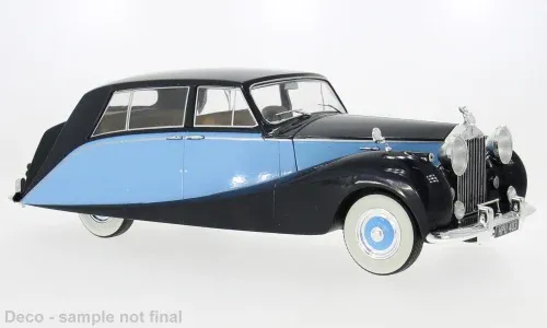 1:18 MCG - Rolls Royce Silver Wraith Empress by Hooper, schwarz/hellblau, 1956