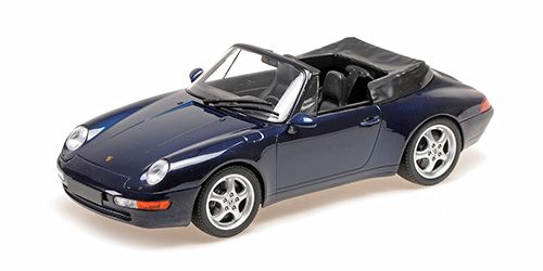 1:18 Minichamps - PORSCHE 911 (993) CABRIOLET – 1994 – BLUE METALLIC