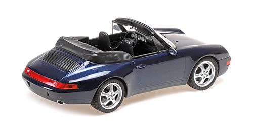 1:18 Minichamps - PORSCHE 911 (993) CABRIOLET – 1994 – BLUE METALLIC