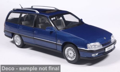 1:24 Whitebox - Opel Omega A2 Caravan, dunkelblau, 1990