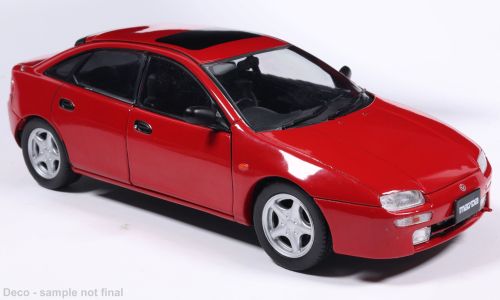 1:24 Whitebox - Mazda 323 F, rot, 1993