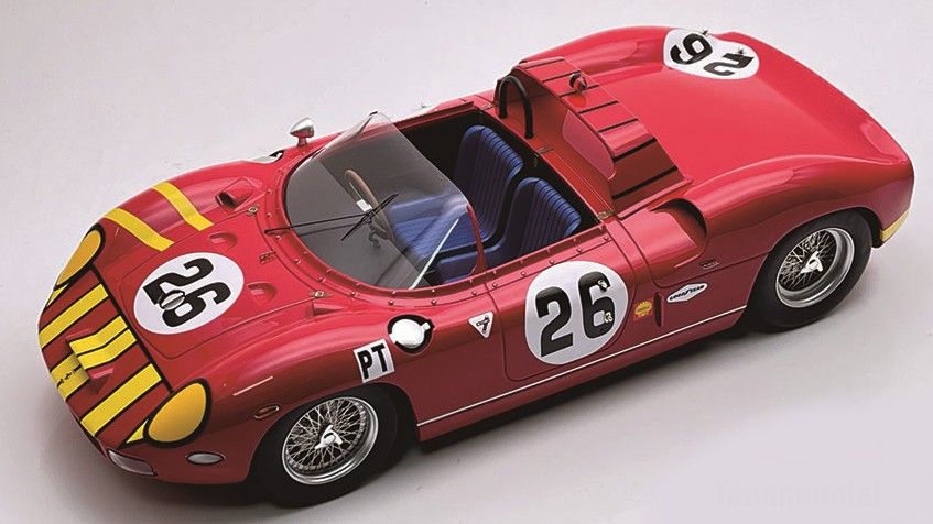 1:18 Tecnomodel - Ferrari 330 P #26 Sebring 12h 1965 Grossmann