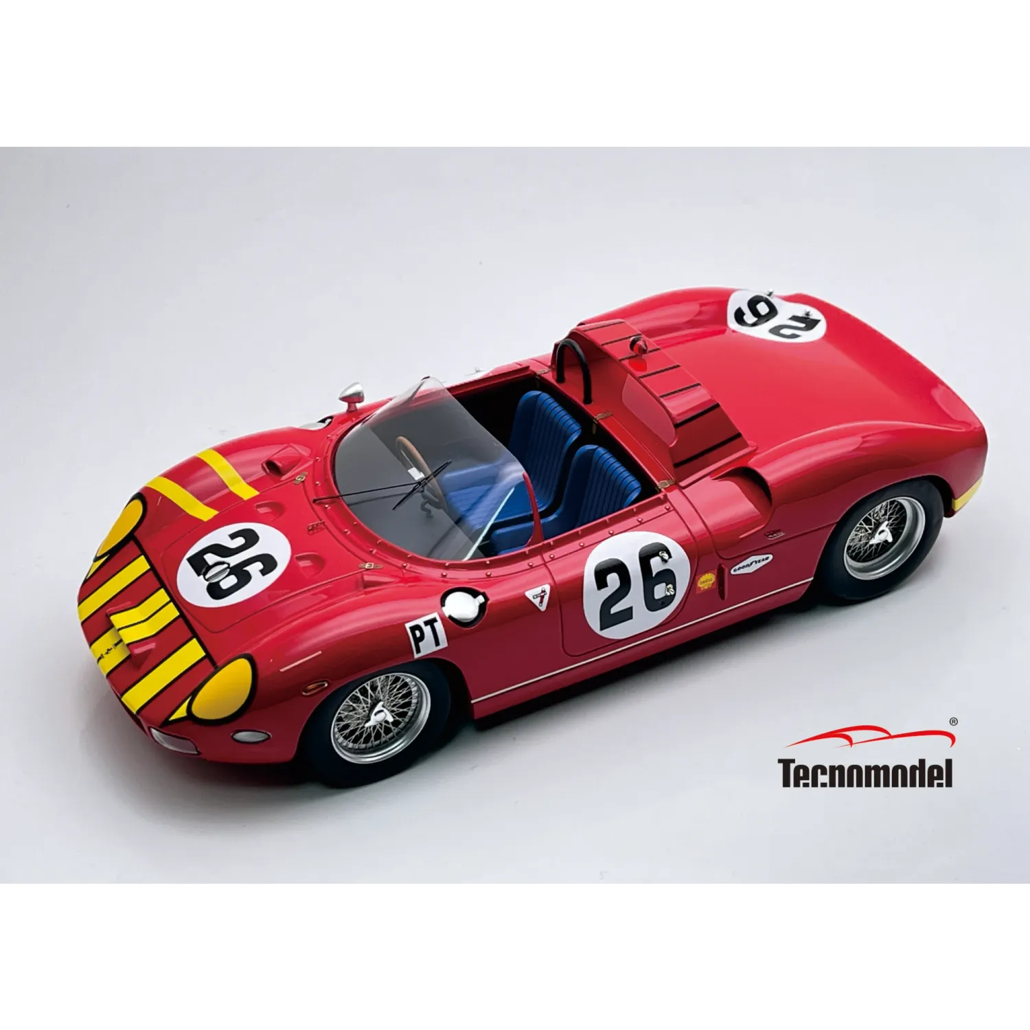 1:18 Tecnomodel - Ferrari 330 P #26 Sebring 12h 1965 Grossmann
