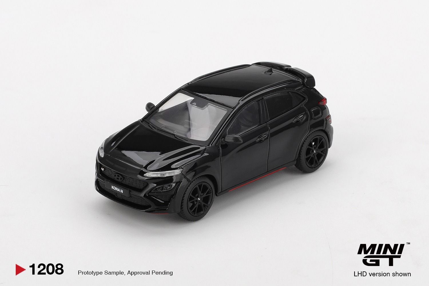 1:64 Mini GT - 2022 Hyundai Kona N Phantom, black