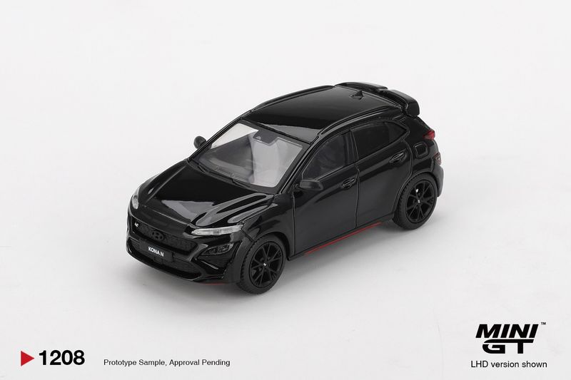 1:64 Mini GT - 2022 Hyundai Kona N Phantom, black
