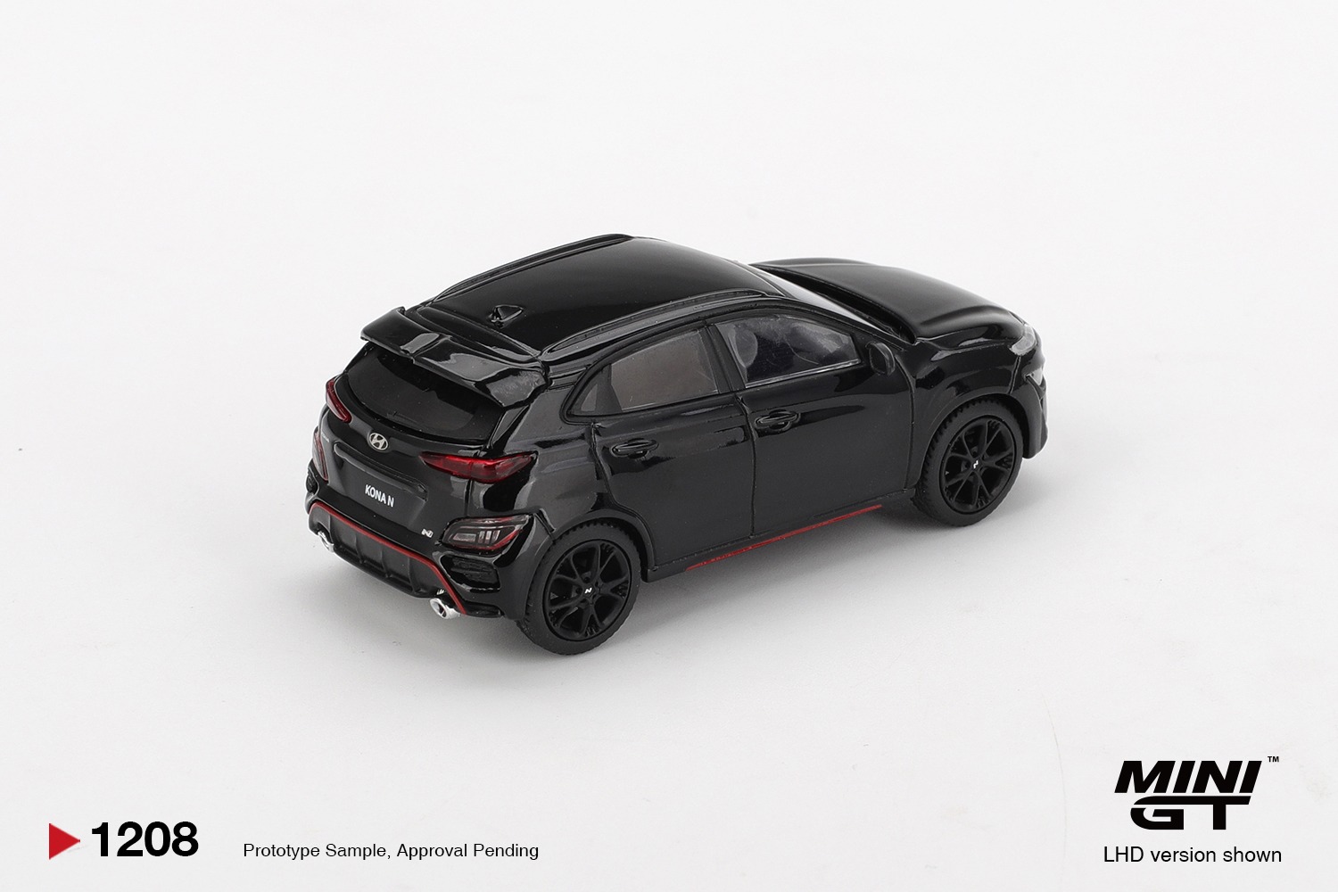 1:64 Mini GT - 2022 Hyundai Kona N Phantom, black