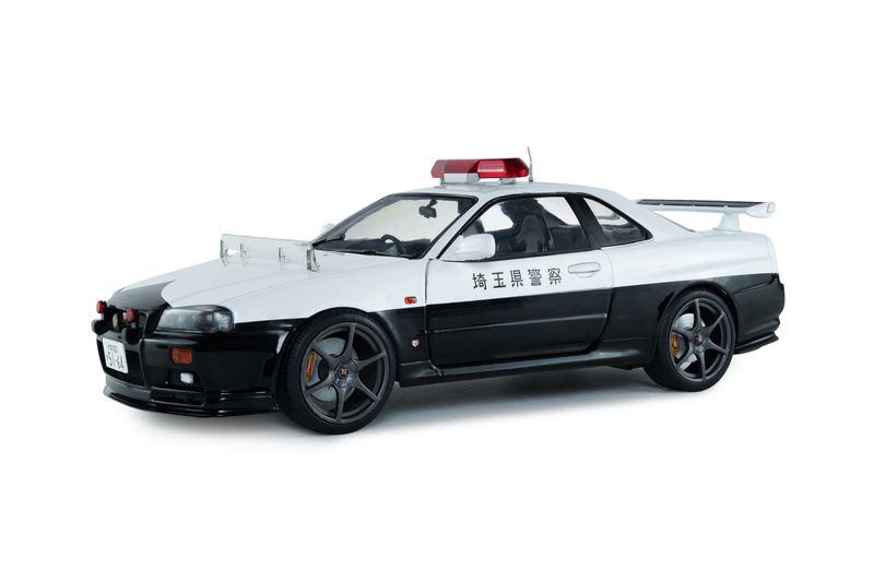1:18 Solido - 1999 Nissan Skyline GT-R (BNR34) Japan Police