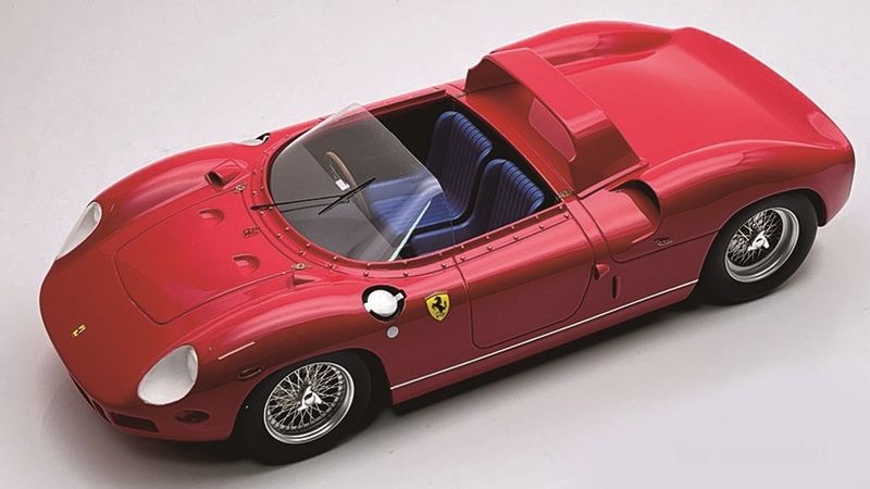 1:18 Tecnomodel - 1964 Ferrari 275P Press Version Red